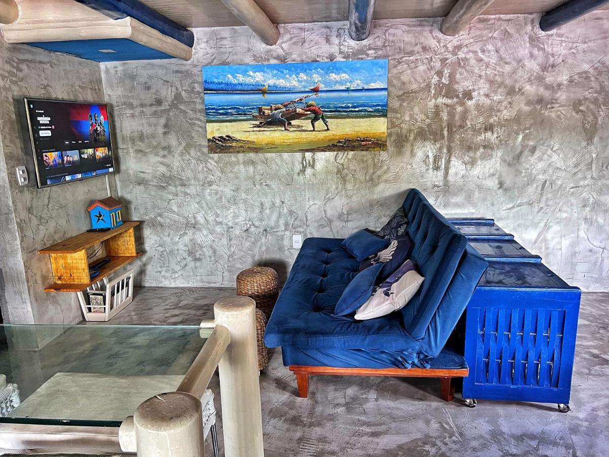 Villa Casinha Azul Caraiva - Casa Completa Na Beira Do Rio Extérieur photo
